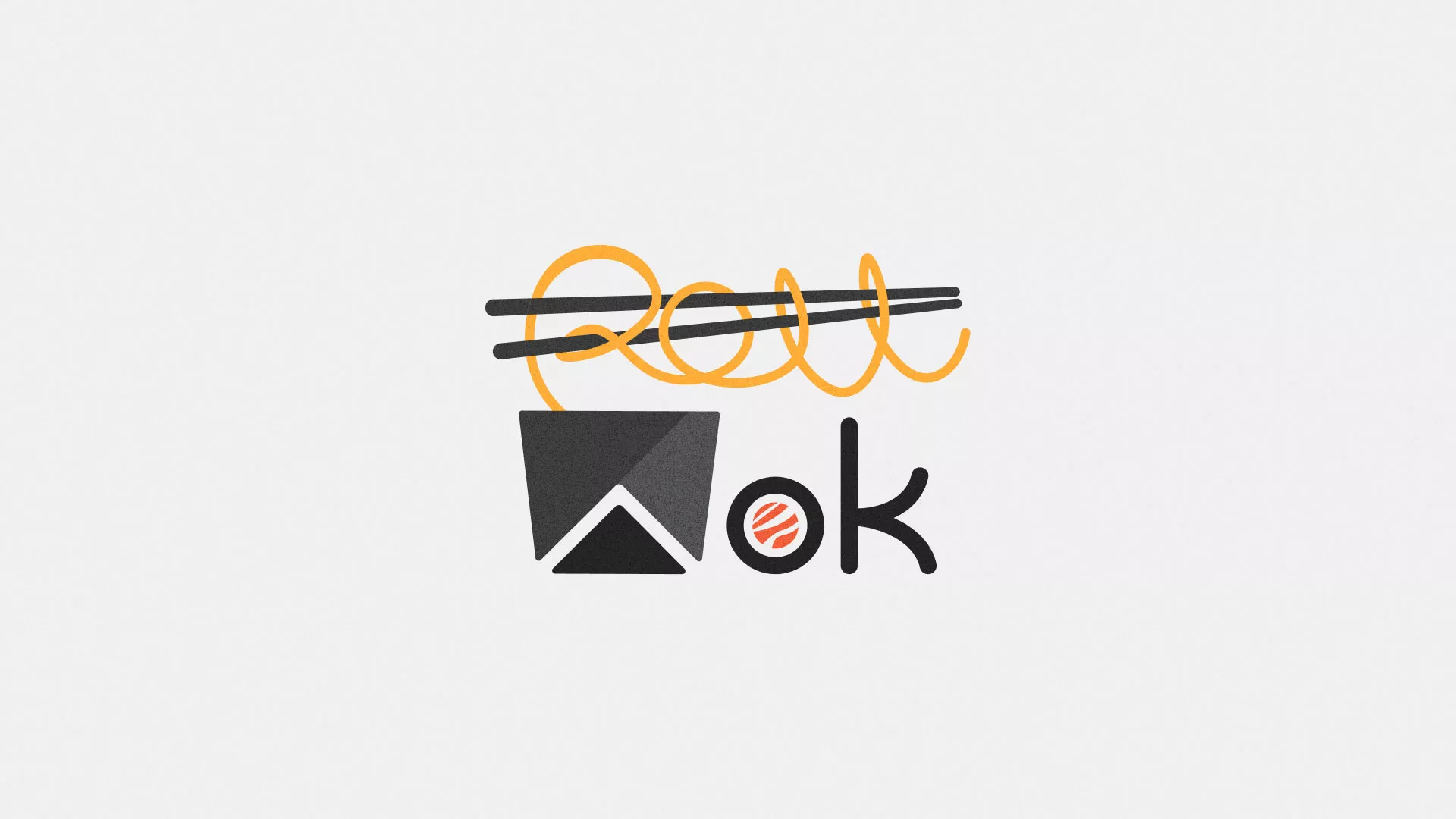 Разработка логотипа в Дивногорске для суши-бара «Roll Wok Club» Разработка логотипа в Дивногорске для суши-бара «Roll Wok Club»